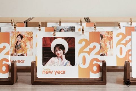 Lịch gỗ chữ U | Cá nhân hóa hình ảnh theo yêu cầu