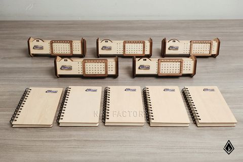Set quà gỗ Maple | Thiết kế in/cắt shape theo yêu cầu