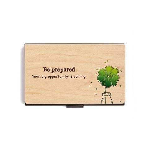 Hộp namecard | Cỏ 4 lá may mắn