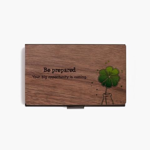Hộp namecard | Cỏ 4 lá may mắn