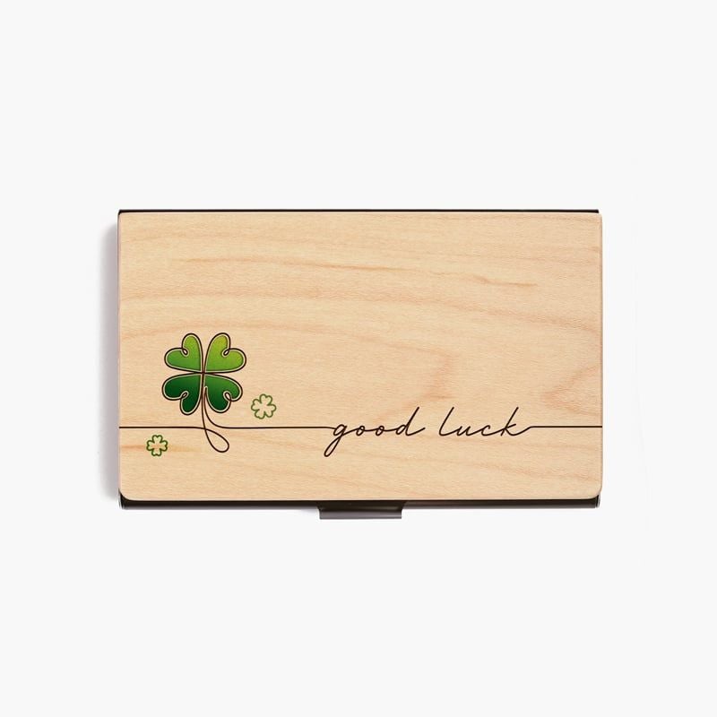 Hộp namecard | Cỏ 4 lá may mắn
