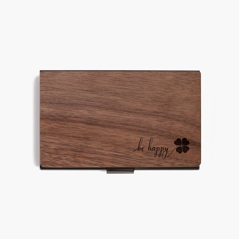Hộp namecard | Cỏ 4 lá may mắn