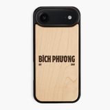 ốp lưng gỗ iphone 17 air