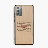 ốp lưng gỗ samsung note 20