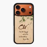 ốp lưng gỗ iphone 17 pro