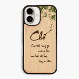 ốp lưng gỗ iphone 16