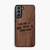 ốp lưng gỗ samsung s21