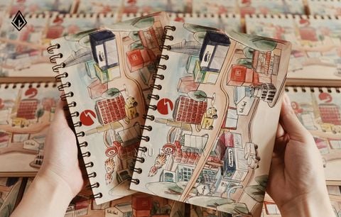 Sổ tay gỗ Maple | In UV theo yêu cầu