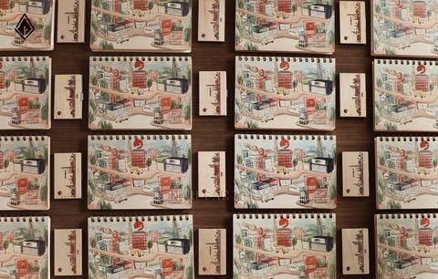 Sổ tay gỗ Maple | In UV theo yêu cầu