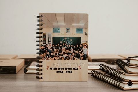 Sổ tay gỗ Maple | In hình ảnh theo yêu cầu