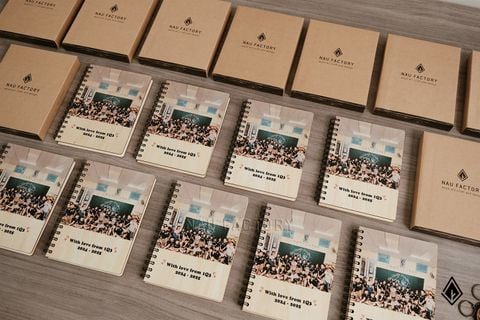 Sổ tay gỗ Maple | In hình ảnh theo yêu cầu