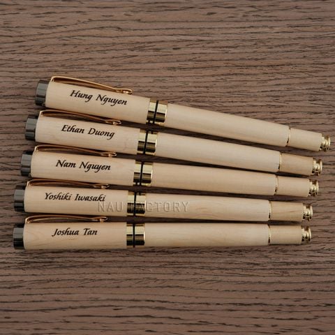 Bút gỗ Maple | Ngòi mực gel