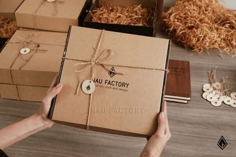 Sổ tay gỗ Walnut | In theo yêu cầu