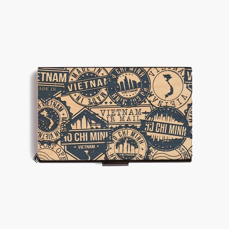 Hộp namecard | Ho Chi Minh postage stamp