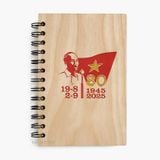 Sổ tay gỗ Maple in