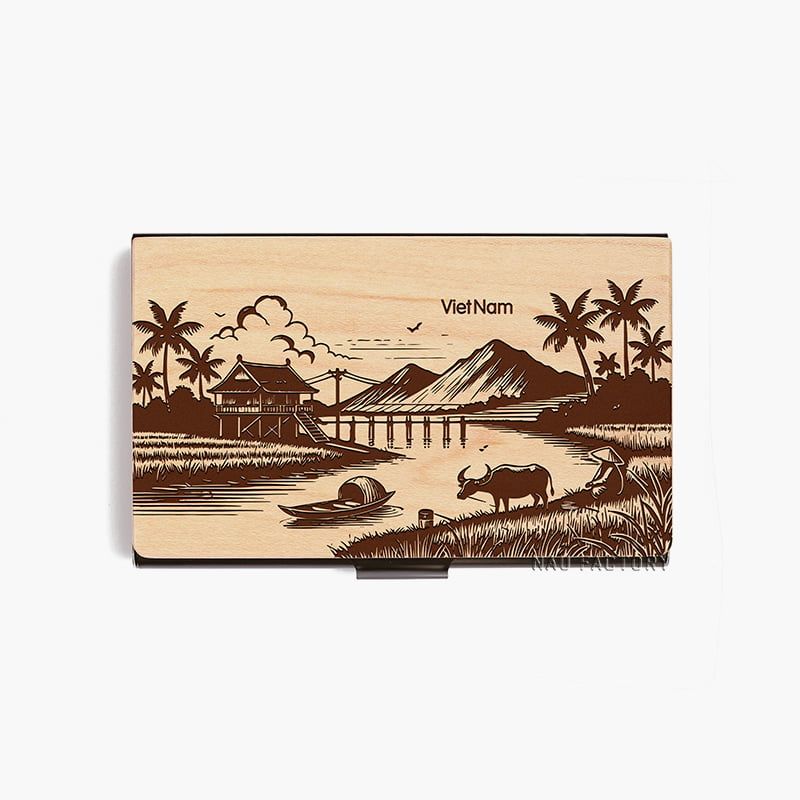 Hộp namecard | Làng quê Việt Nam