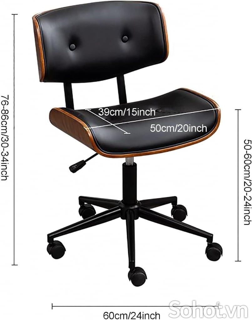  Ghế văn phòng Canon plywood 