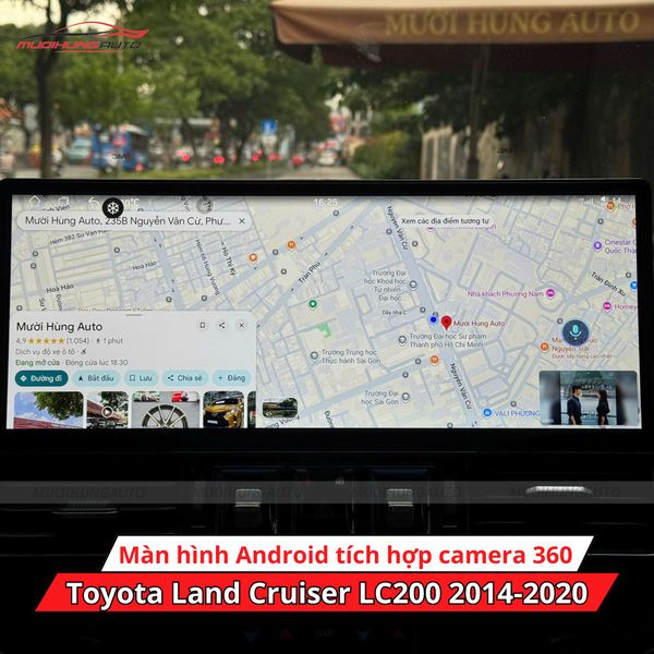 Màn Hình Android Tích Hợp Camera 360 Độ Cho Xe Toyota Land Cruiser LC200 2014-2020
