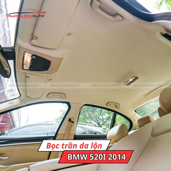 Bọc Trần Da Lộn Ô Tô BMW 520i 2014