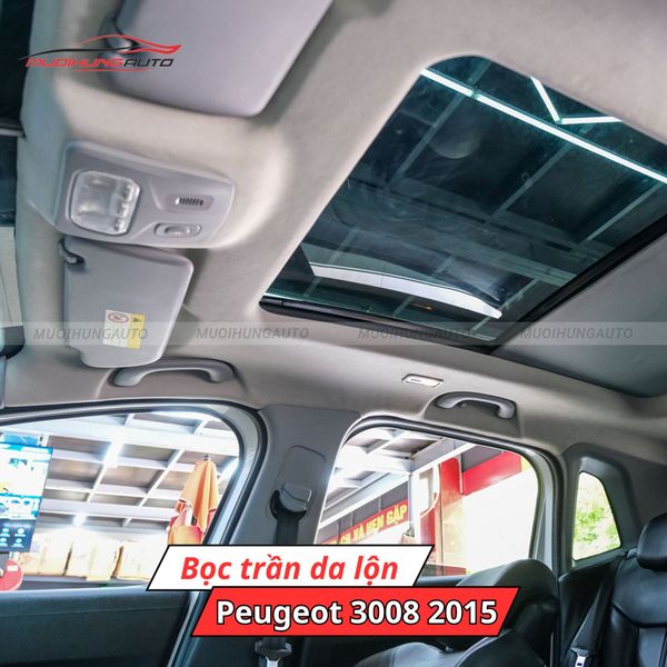 Bọc Trần Da Lộn Ô Tô Peugeot 3008 2015