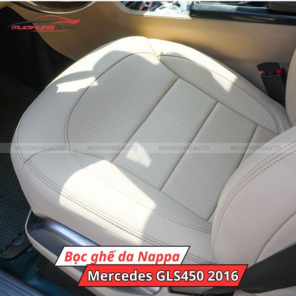 Bọc Ghế Da Nappa Mercedes GLS450 2016