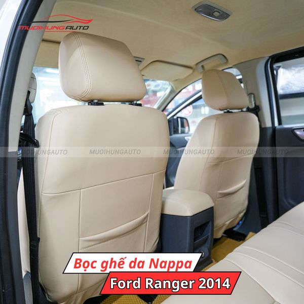 Bọc Ghế Da Nappa Ford Ranger 2014