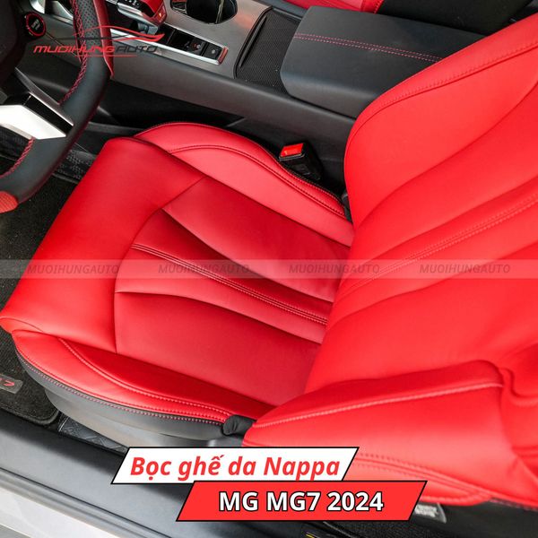 Bọc Ghế Da Nappa MG MG7 2024