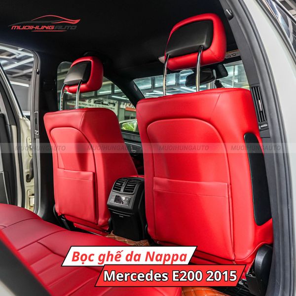 Bọc Ghế Da Nappa Mercedes E200 2015
