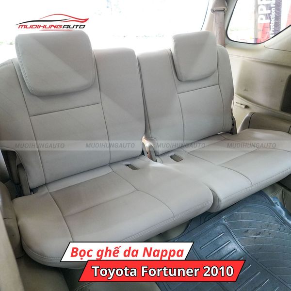 Bọc Ghế Da Nappa Toyota Fortuner 2010