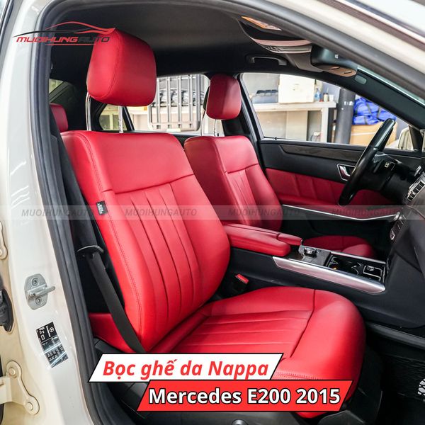 Bọc Ghế Da Nappa Mercedes E200 2015