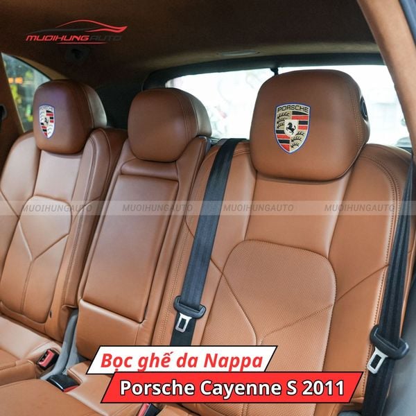 Bọc Ghế Da Nappa Porsche Cayenne S 2011