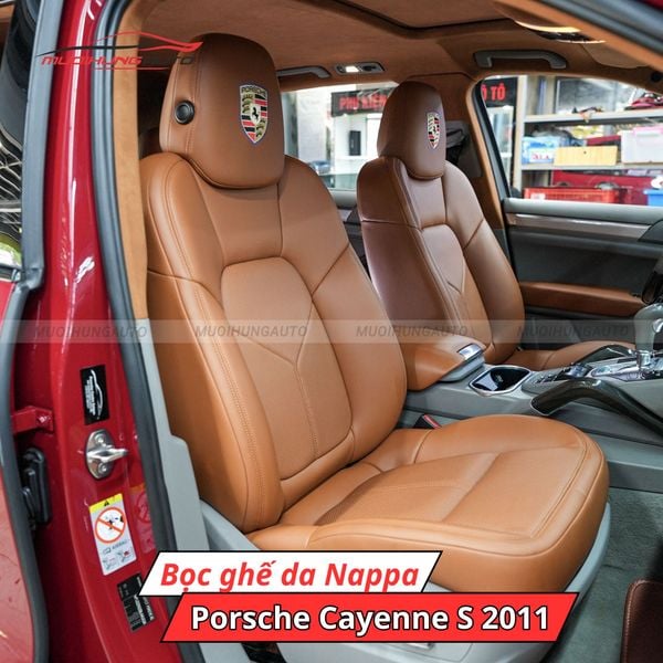 Bọc Ghế Da Nappa Porsche Cayenne S 2011
