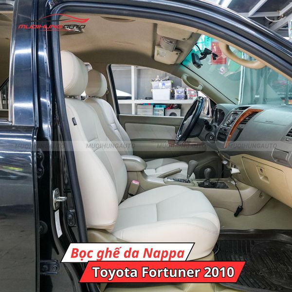 Bọc Ghế Da Nappa Toyota Fortuner 2010