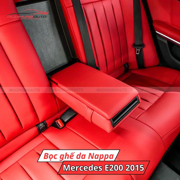 Bọc Ghế Da Nappa Mercedes E200 2015