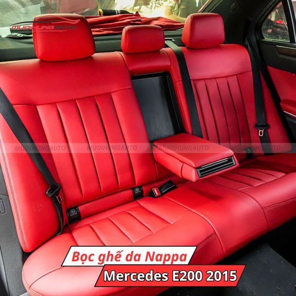 Bọc Ghế Da Nappa Mercedes E200 2015