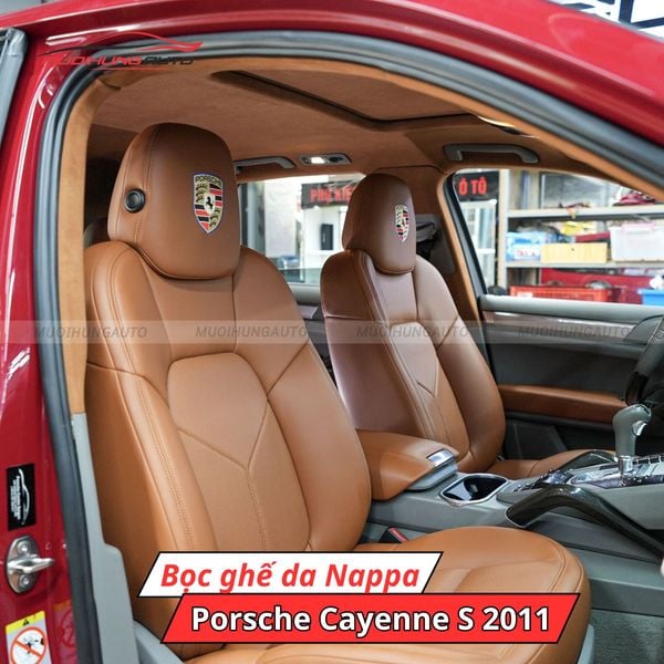 Bọc Ghế Da Nappa Porsche Cayenne S 2011