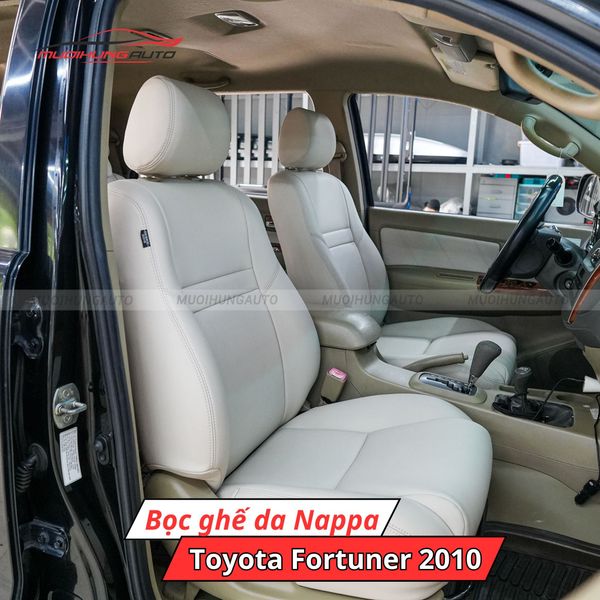 Bọc Ghế Da Nappa Toyota Fortuner 2010