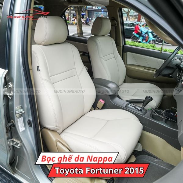 Bọc Ghế Da Nappa Toyota Fortuner 2015