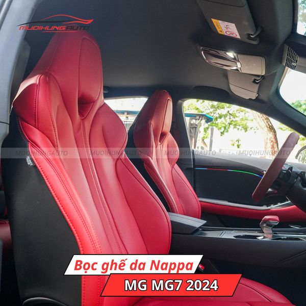 Bọc Ghế Da Nappa MG MG7 2024