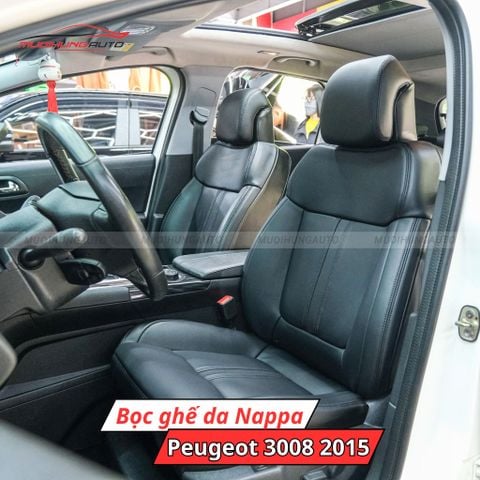 Bọc ghế da Nappa Peugeot 3008 2015
