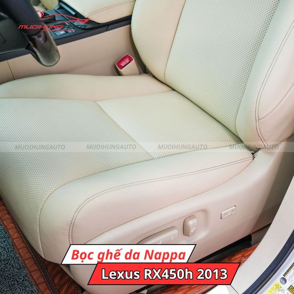 Bọc Ghế Da Nappa Lexus RX450h 2013