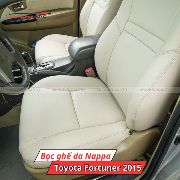 Bọc Ghế Da Nappa Toyota Fortuner 2015
