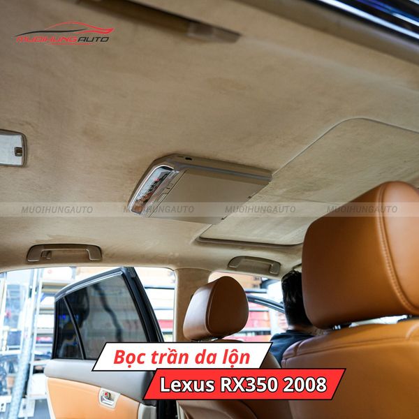 Bọc Trần Da Lộn Ô Tô Lexus RX350 2008