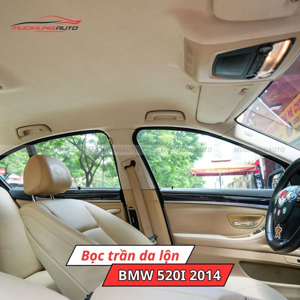 Bọc Trần Da Lộn Ô Tô BMW 520i 2014