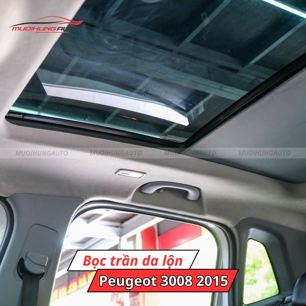 Bọc Trần Da Lộn Ô Tô Peugeot 3008 2015