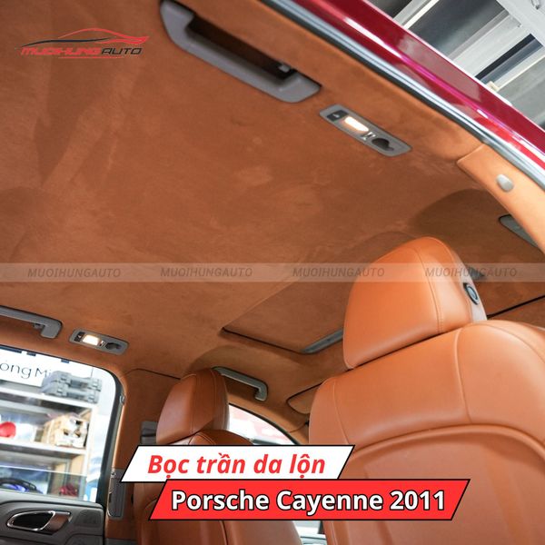 Bọc Trần Da Lộn Ô Tô Porsche Cayenne 2011