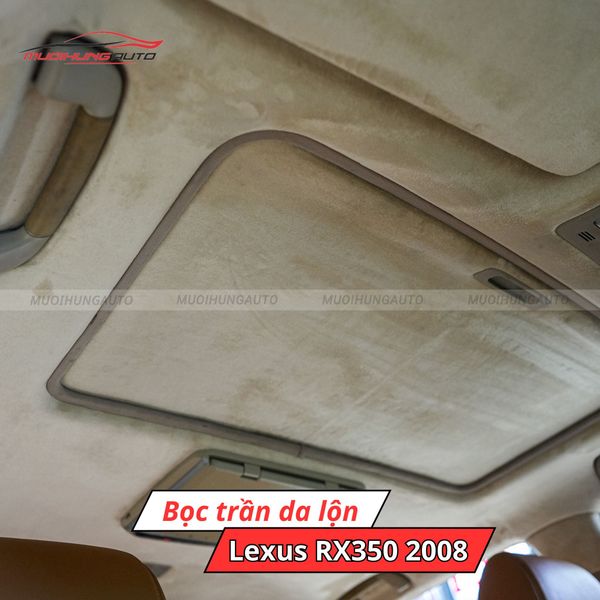 Bọc Trần Da Lộn Ô Tô Lexus RX350 2008