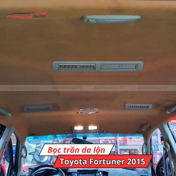 Bọc Trần Da Lộn Ô Tô Toyota Fortuner 2015