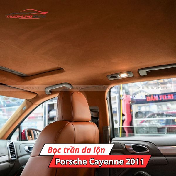 Bọc Trần Da Lộn Ô Tô Porsche Cayenne 2011