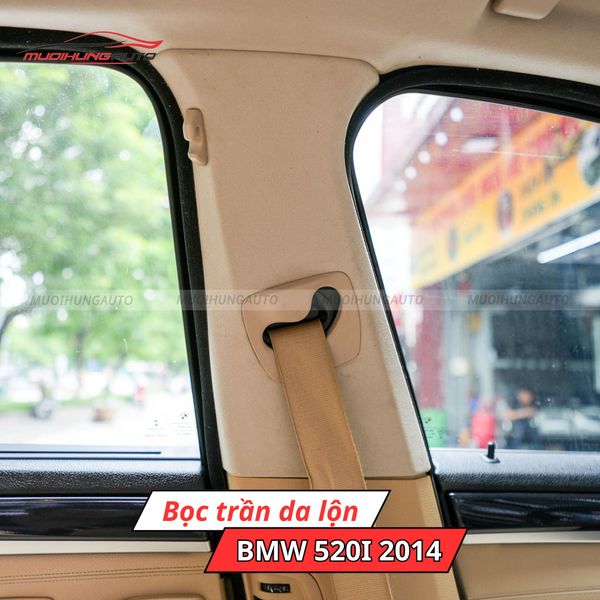 Bọc Trần Da Lộn Ô Tô BMW 520i 2014